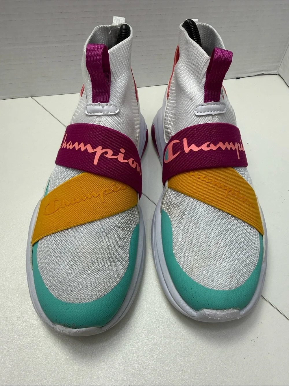 Champion Women's Lady Legend V CB High-Top SNEAKER Sz 6